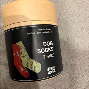 Dog Socks 2 Pairs - Red and Yellow